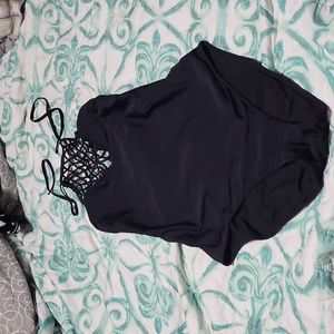 Hollister Black 1 piece Large